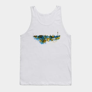 Berlin watercolor skyline Tank Top